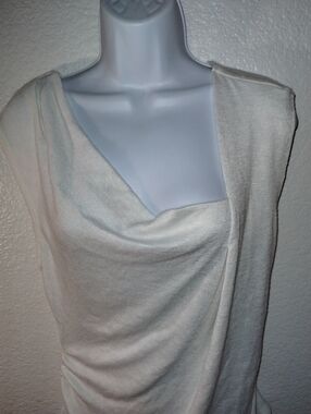 Anthropologie Ivory Knit Top sz Medium